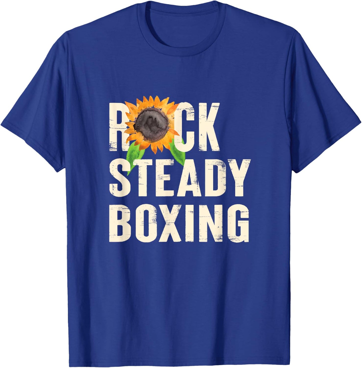 Rock Steady Boxing Sunflower Summer Edition Men Women T-Shirt - T-Shirt | Royal