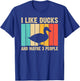 Vintage Duck Design For Duck Lovers Men Women Mallard Drake T-Shirt - T-Shirt | Royal