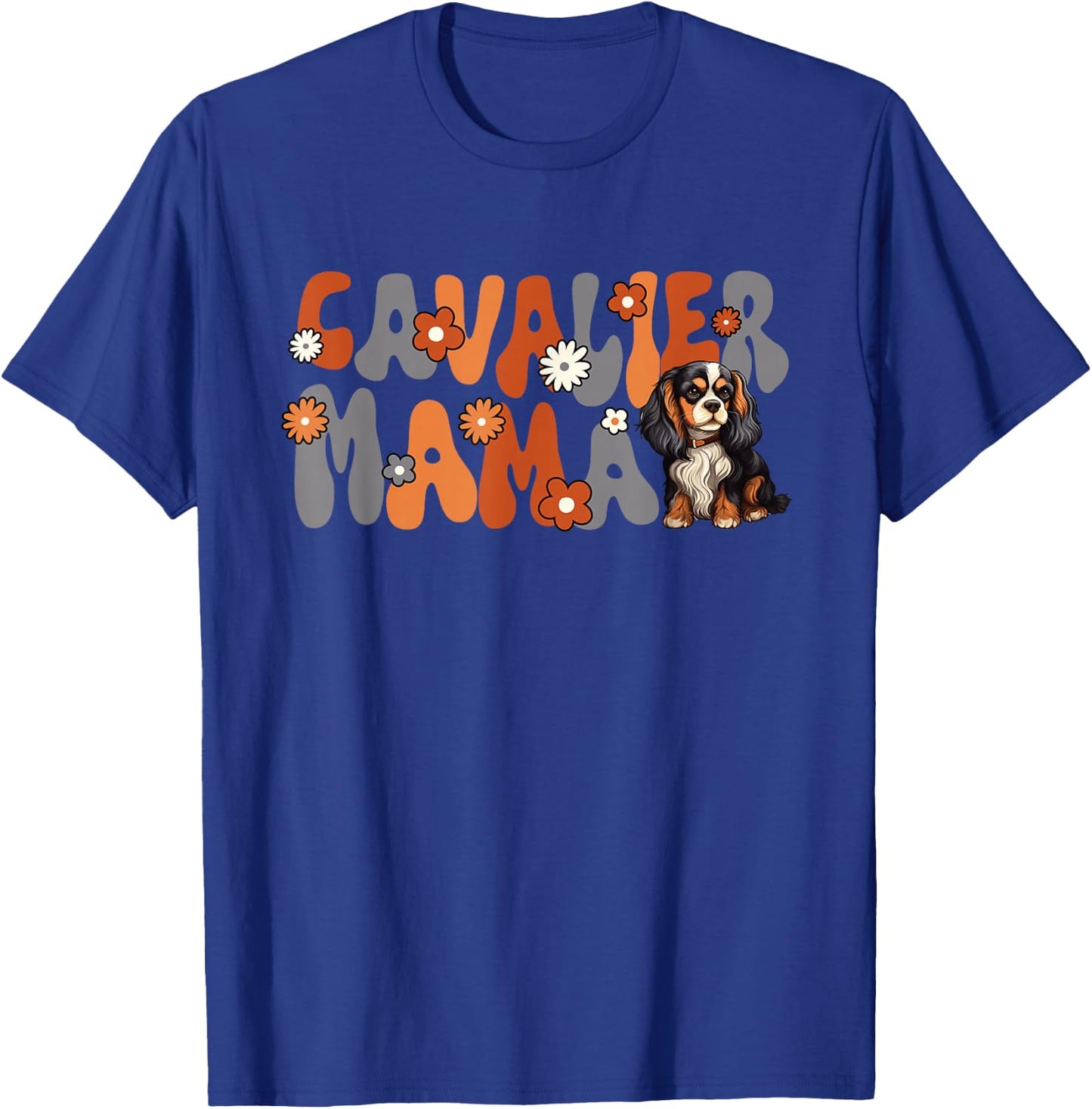 Cavalier King Charles Spaniel Groovy World's Best Cavalier T-Shirt - T-Shirt | Royal
