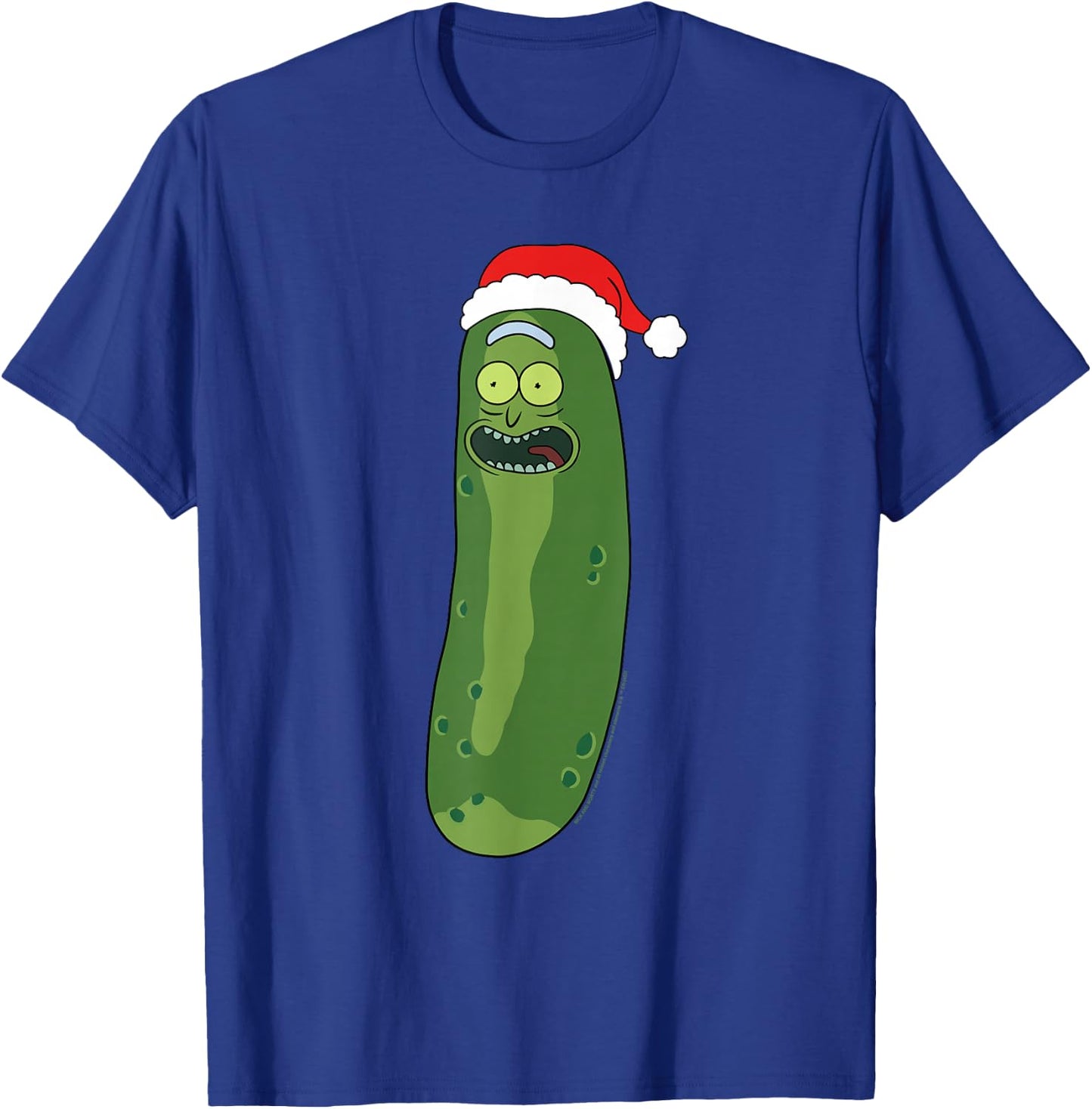 Rick and Morty Christmas, Merry Rickmas With Pickle Rick T-Shirt - T-Shirt | Royal