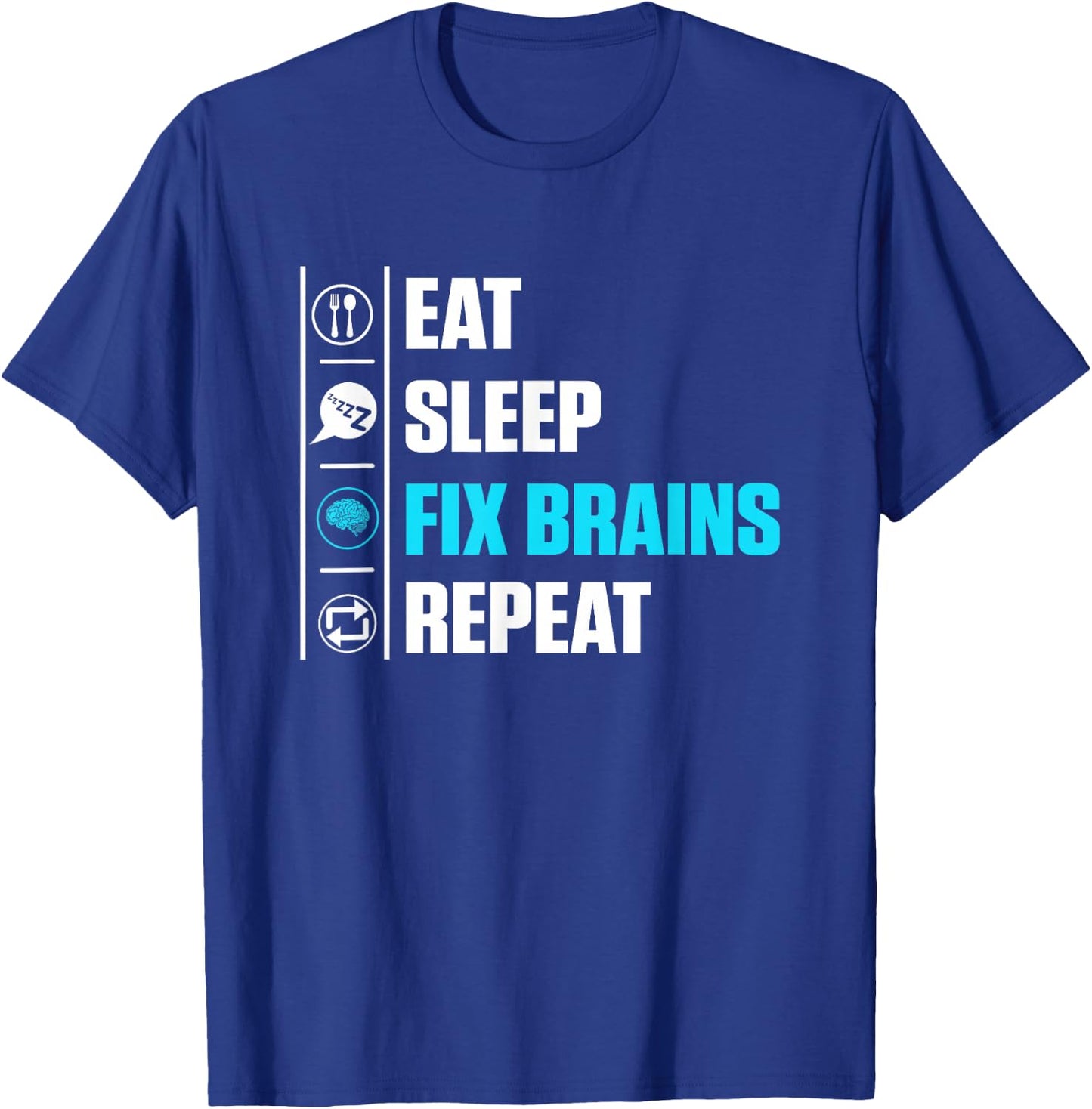 Neurosurgeon Gifts For Neurologists Neurosurgery Theme , Men's Black Short Sleeve Classic Fit , Small, Neurosurgery T-Shirt - T-Shirt | Royal