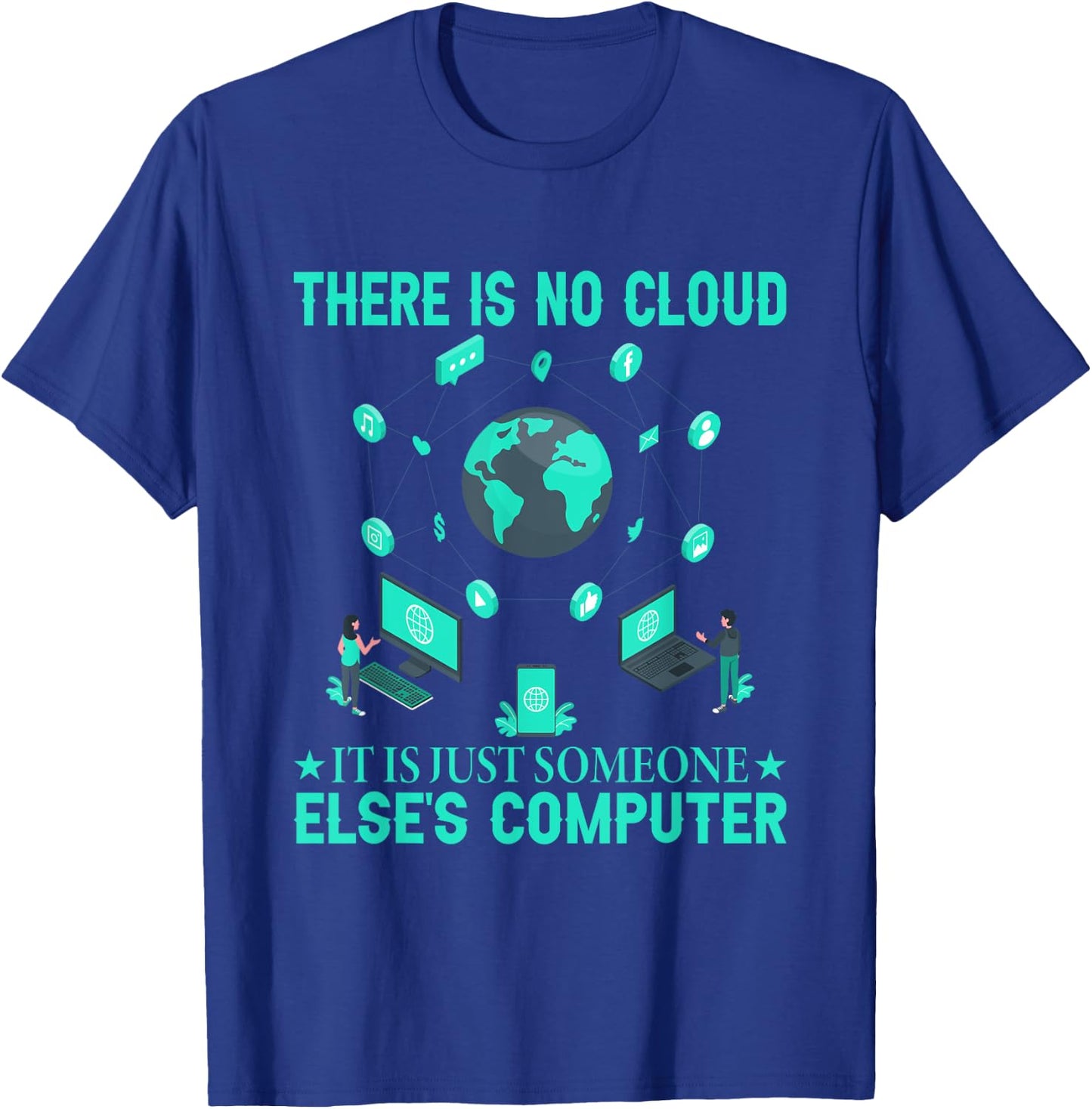 Network Technician Funny Sayings for VLAN T-Shirt - T-Shirt | Royal