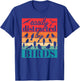 Easily Distracted By Birds Funny Bird Lover Retro T-Shirt - T-Shirt | Royal
