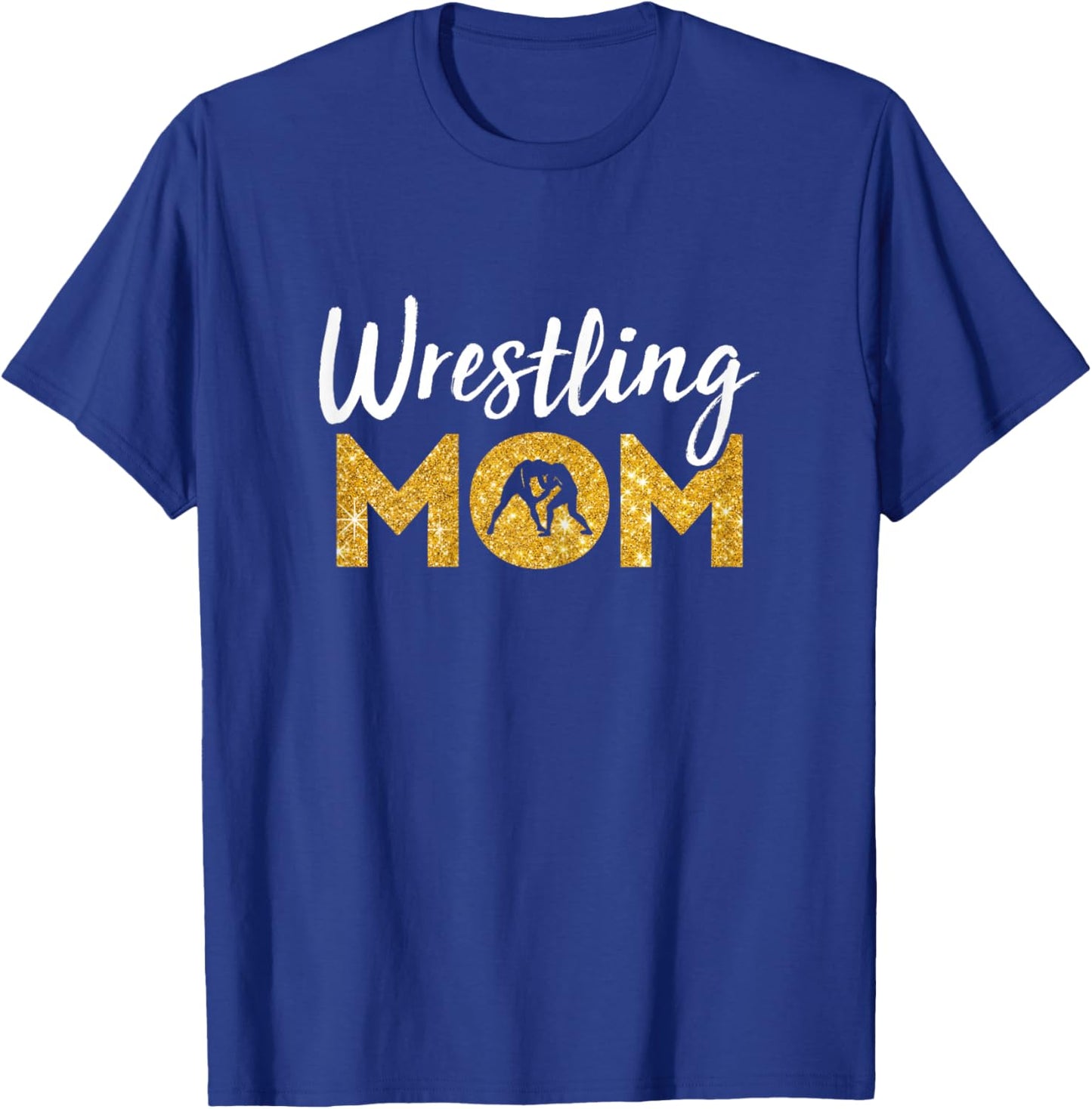 Wrestling Mom Presents Funny Wrestler Mom T-Shirt - T-Shirt | Royal