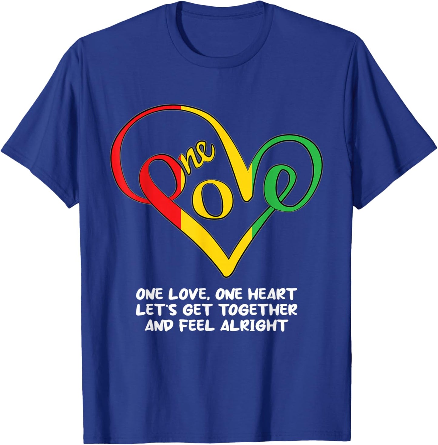 One African Love Heart Black History Month Cool BLM Melanin T-Shirt - T-Shirt | Royal