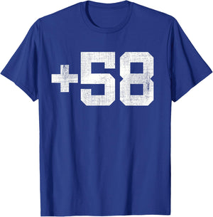 Venezuela country code, plus fifty eight (+58) T-Shirt - T-Shirt | Royal