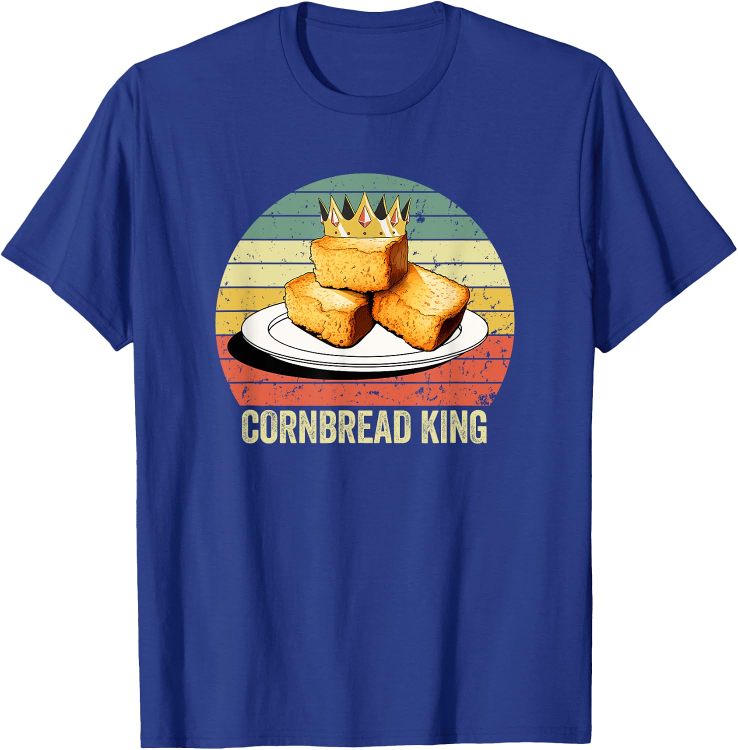 Cornbread, "Cornbread King", Funny Cornbread T-Shirt - T-Shirt | Royal