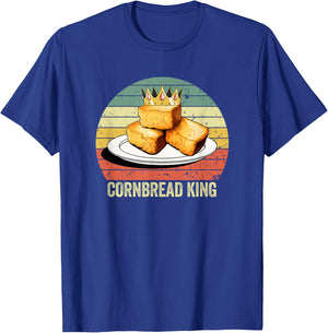Cornbread, "Cornbread King", Funny Cornbread T-Shirt - T-Shirt | Royal