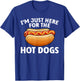 Funny Hotdog Women Kids Food Hot Dog Lovers Foodie T-Shirt - T-Shirt | Royal