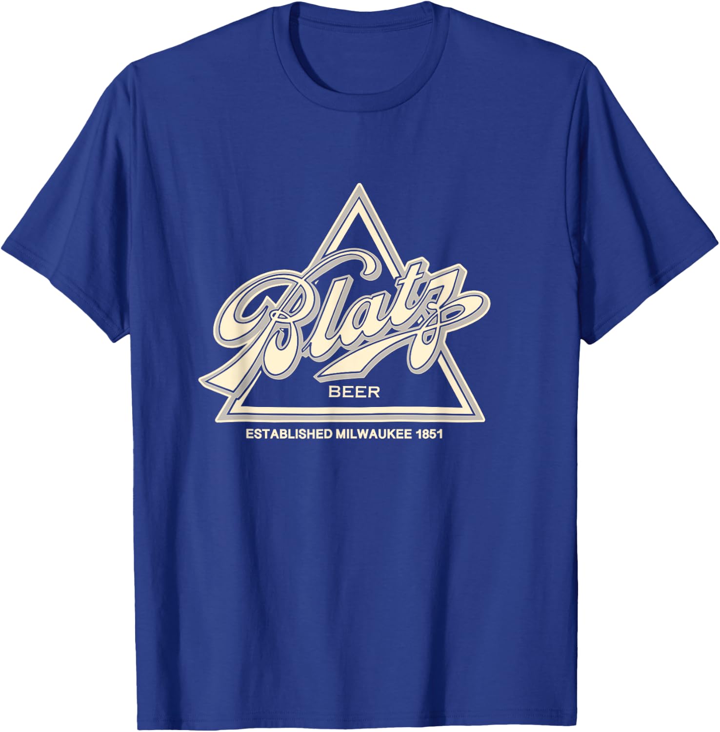 Blatz Beer Style - Pale Logo T-Shirt - T-Shirt | Royal