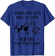 Sharks And Dogs Make Me Happy Humans Make My Head Hurt T-Shirt - T-Shirt | Royal