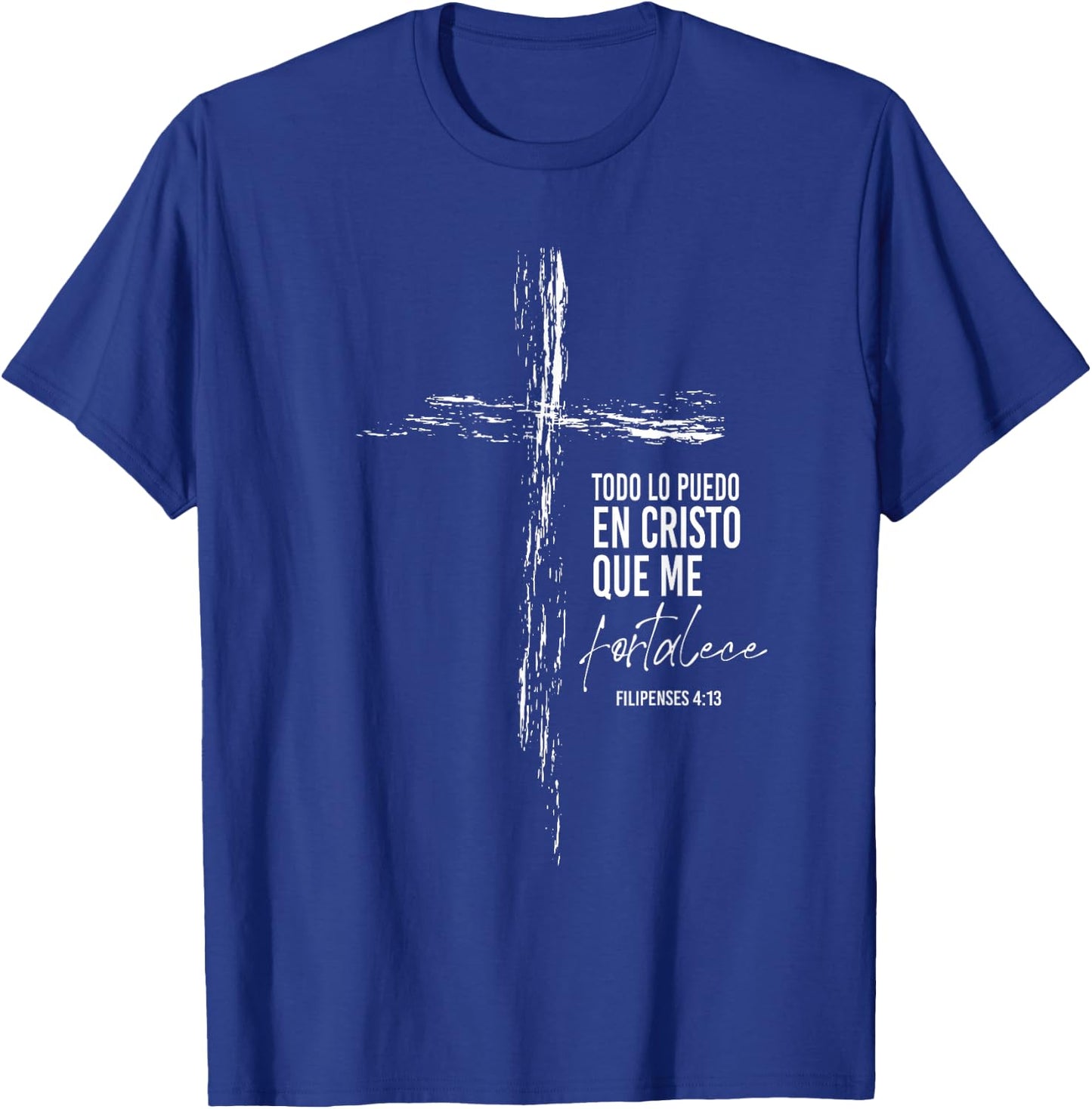 Regalos Cristianos Versos Filipenses 4 13 Christian Spanish T-Shirt - T-Shirt | Royal