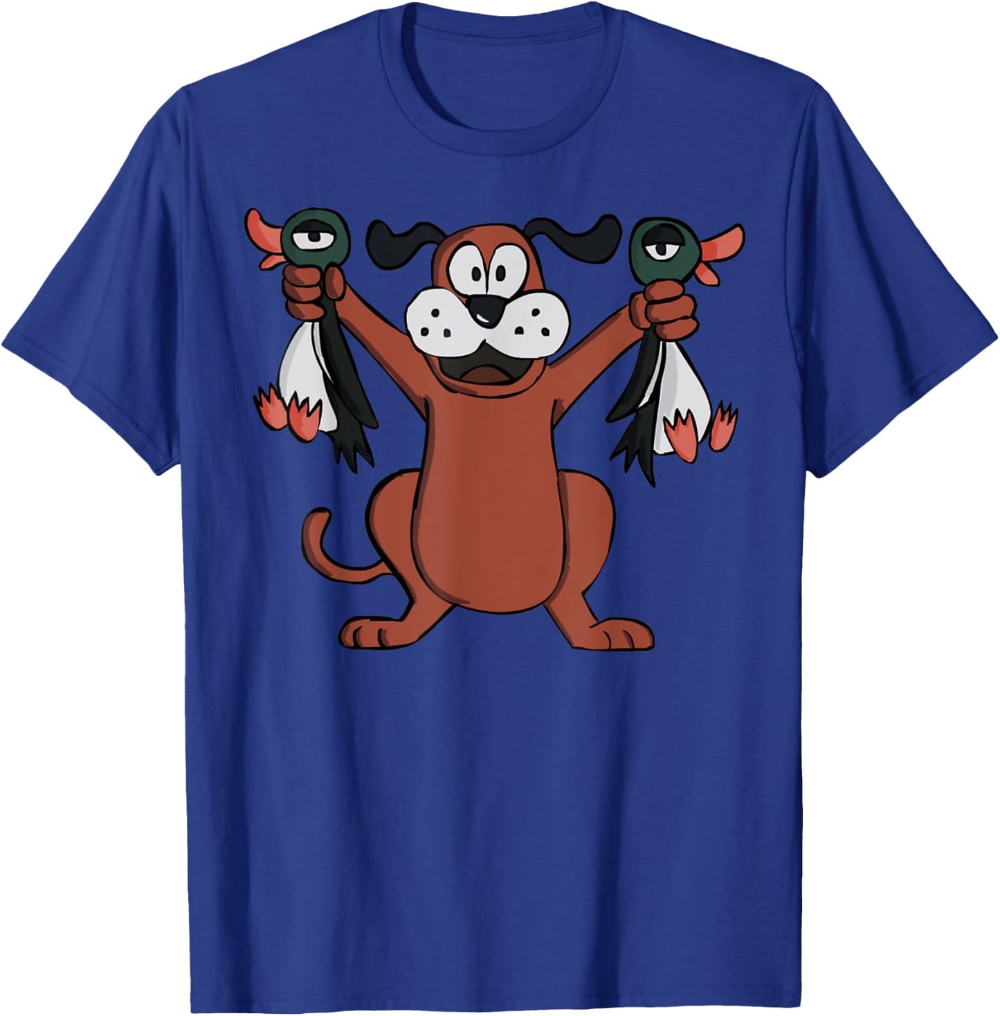 Classic Duck Hunting Video Game Designed Clothing for Gamer T-Shirt - T-Shirt | Royal