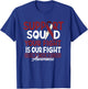 Support Awareness Squad I HNSCC Head And Neck Cancer T-Shirt - T-Shirt | Royal