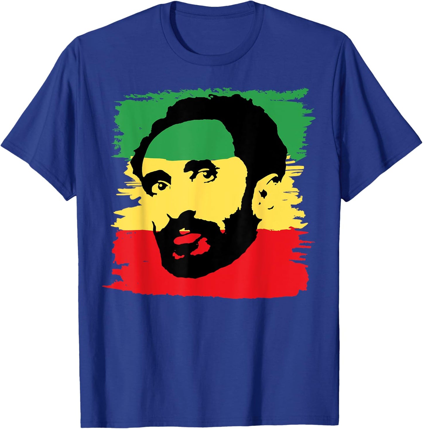 Emperor Haile Selassie Reggae Clothing & Men Rasta T-Shirt - T-Shirt | Royal