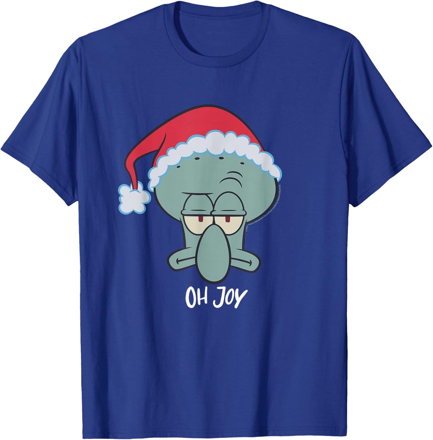 Spongebob Squarepants Squidward Christmas Joy T-Shirt - T-Shirt | Royal