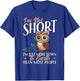 I'm Not Short I'm Just More Down To Earth - Owl Birds Lover T-Shirt - T-Shirt | Royal