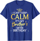 18 Years Old Birthday Gift It's My Brother 18th Birthday T-Shirt - T-Shirt | Royal