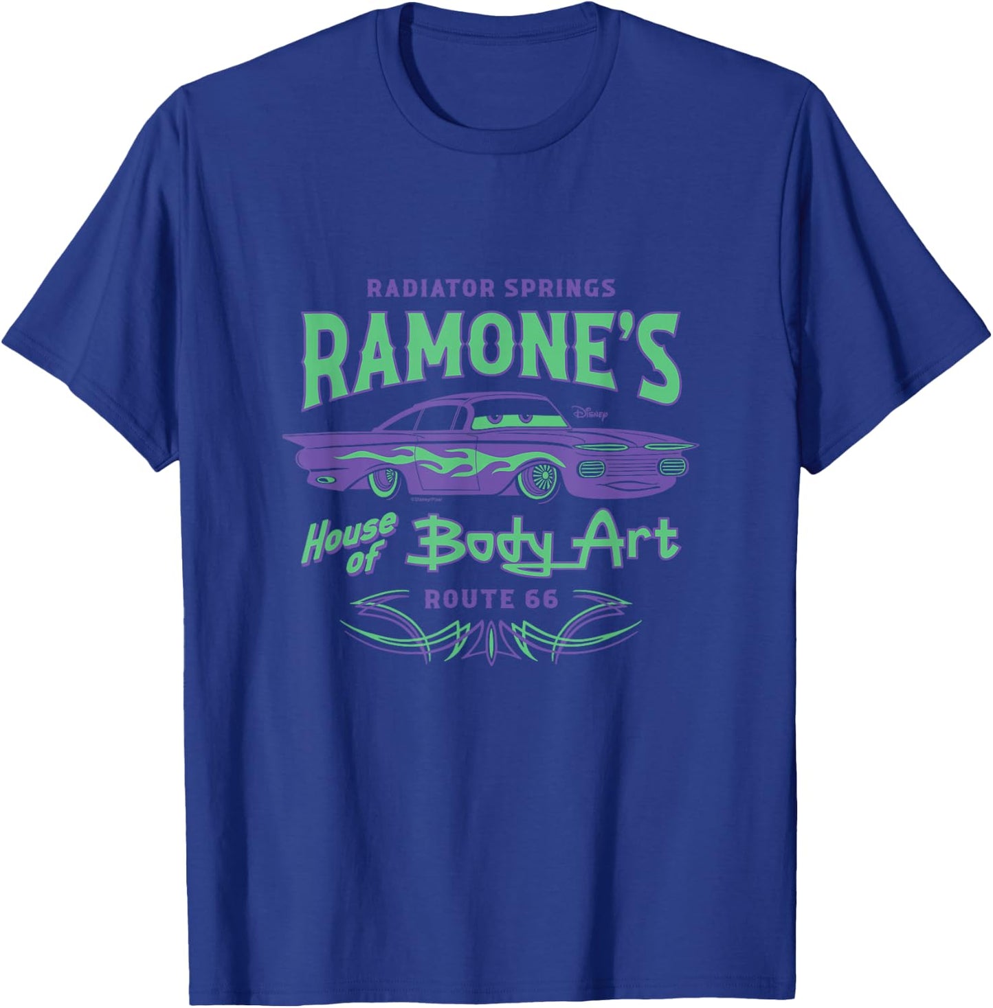 Cars - Ramone Body Art T-Shirt - T-Shirt | Royal
