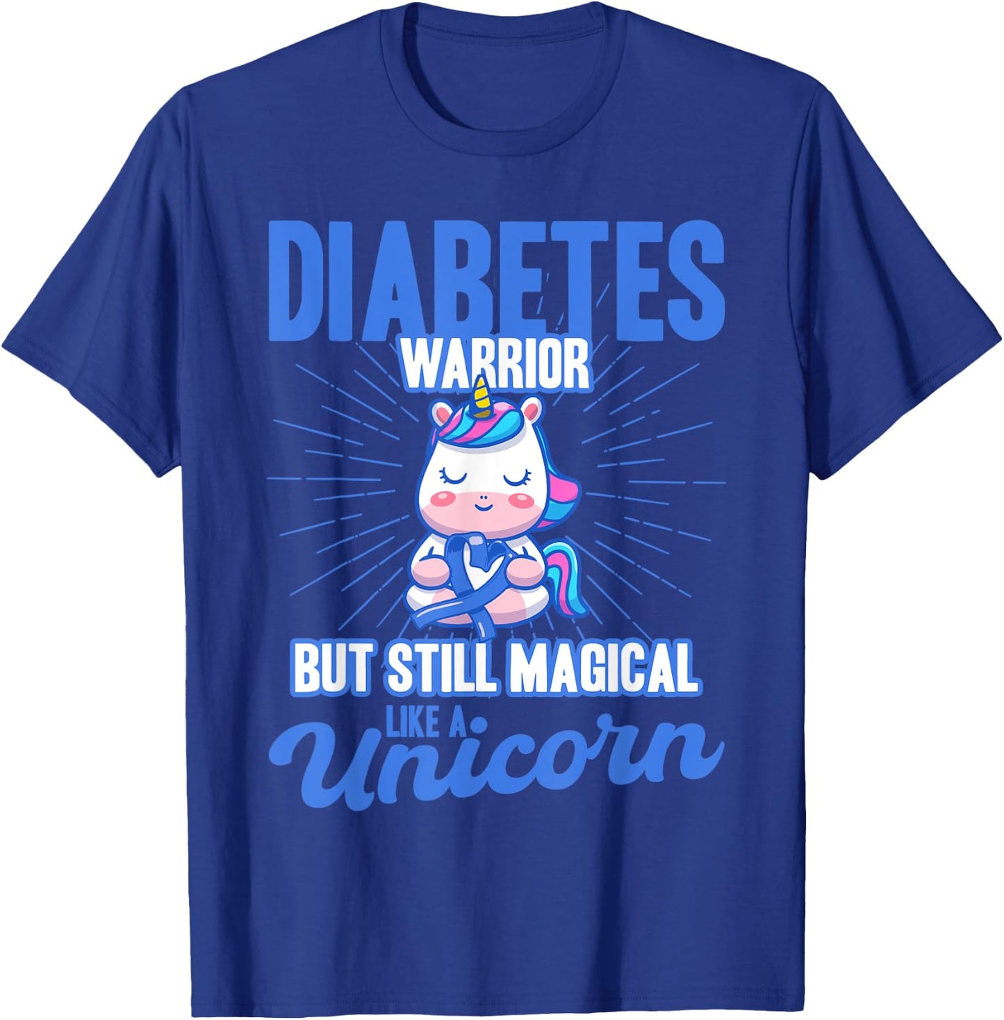 Magical Like A Unicorn Diabetes Awareness T-Shirt - T-Shirt | Royal