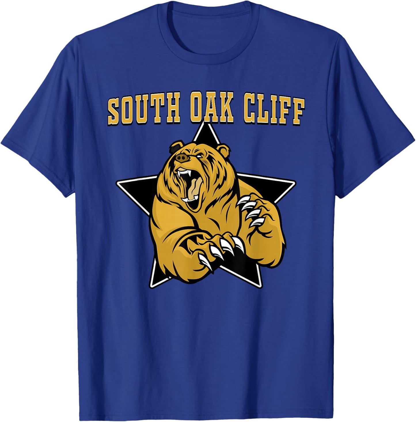 South Oak Cliff Bears High School Team Spirit T-Shirt - T-Shirt | Royal