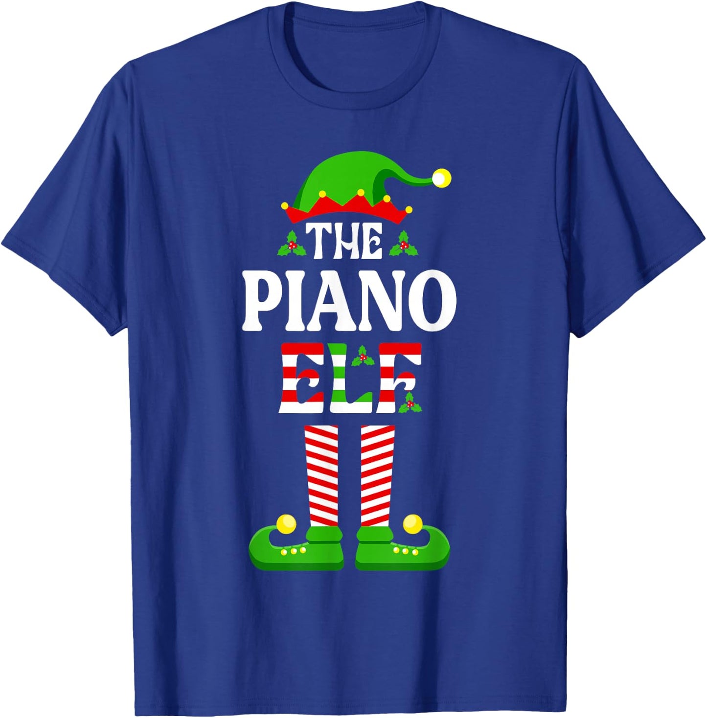 I'm The Piano Elf Shirt Funny Christmas Family Matching T-Shirt - T-Shirt | Royal