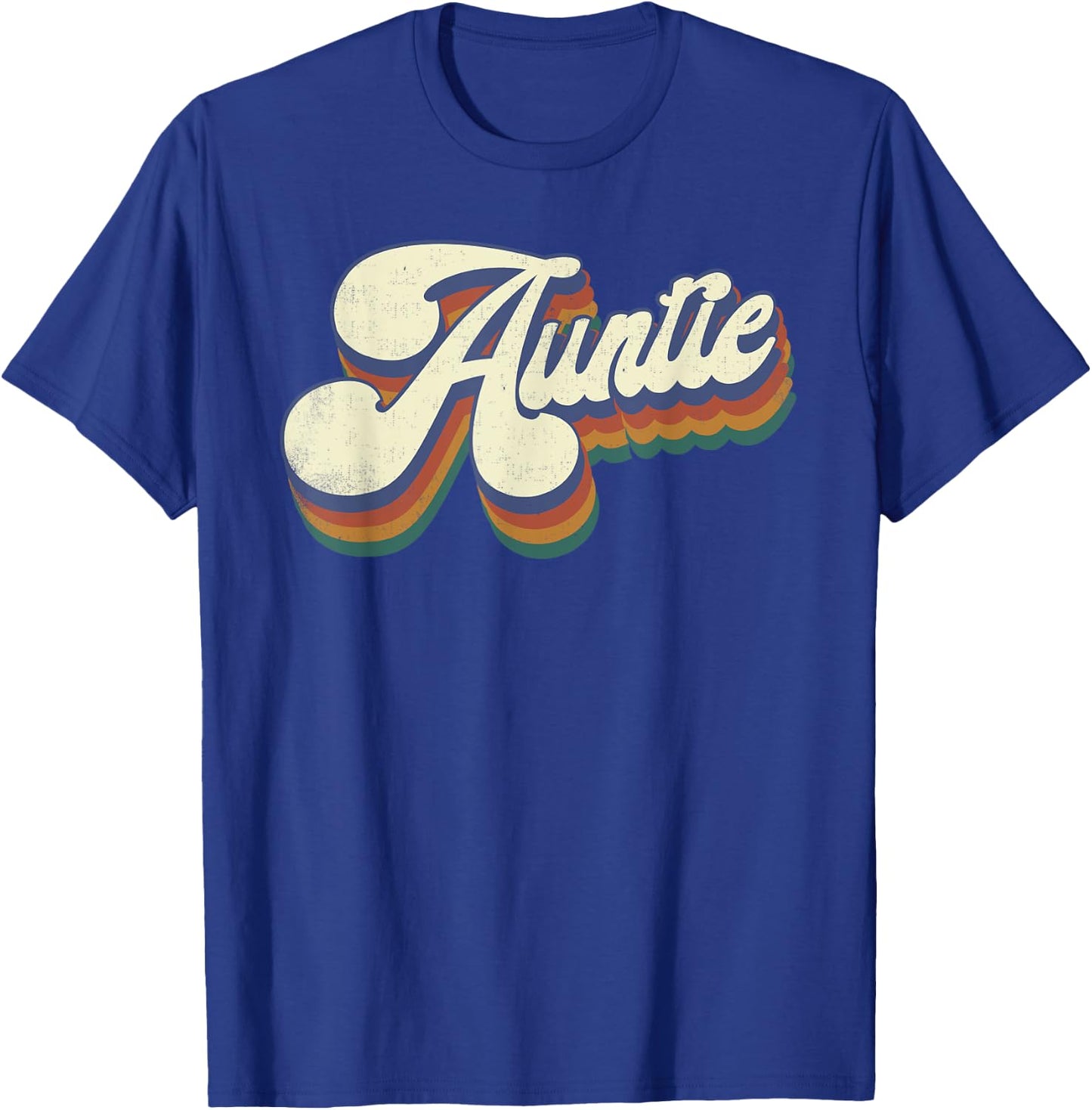 Auntie Gifts Retro Vintage Mother's Day Aunt T-Shirt - T-Shirt | Royal
