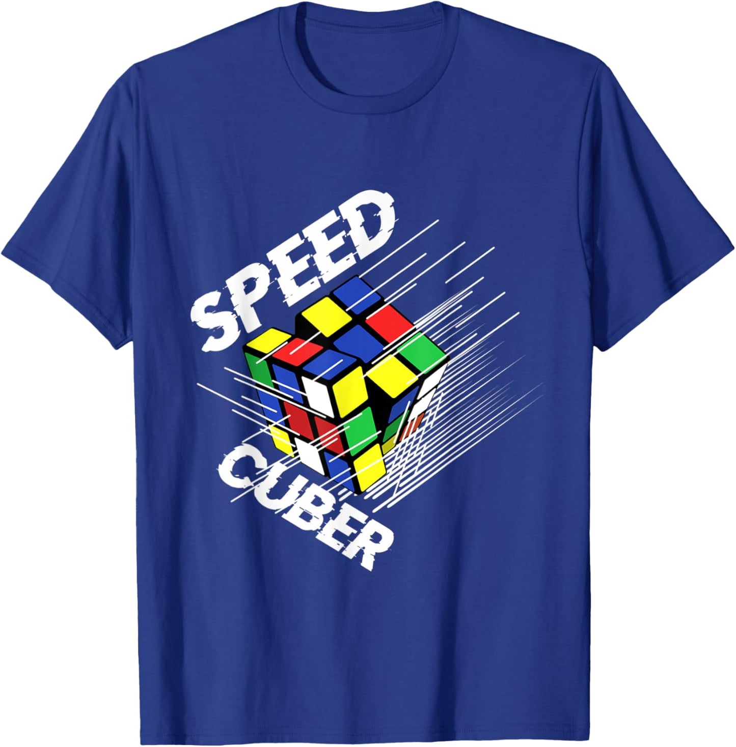 Speed Cubing Puzzle Cubing Cuber Lover Kids Boys Girls Adult T-Shirt - T-Shirt | Royal