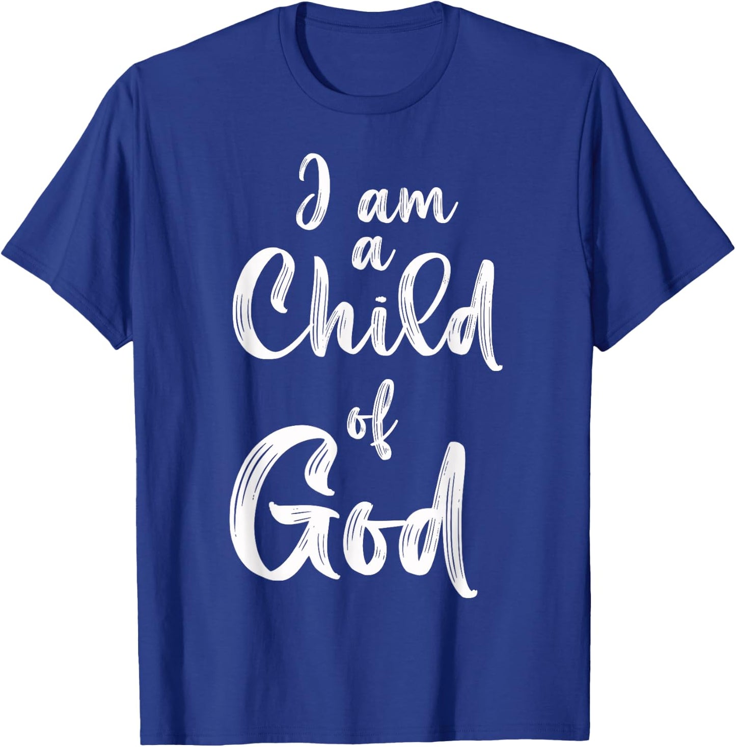 Christian I Am A Child Of God Withstand T-Shirt - T-Shirt | Royal