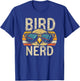 I heart Birds Funny Bird Nerd Vintage Retro Sunset Cute T-Shirt - T-Shirt | Royal