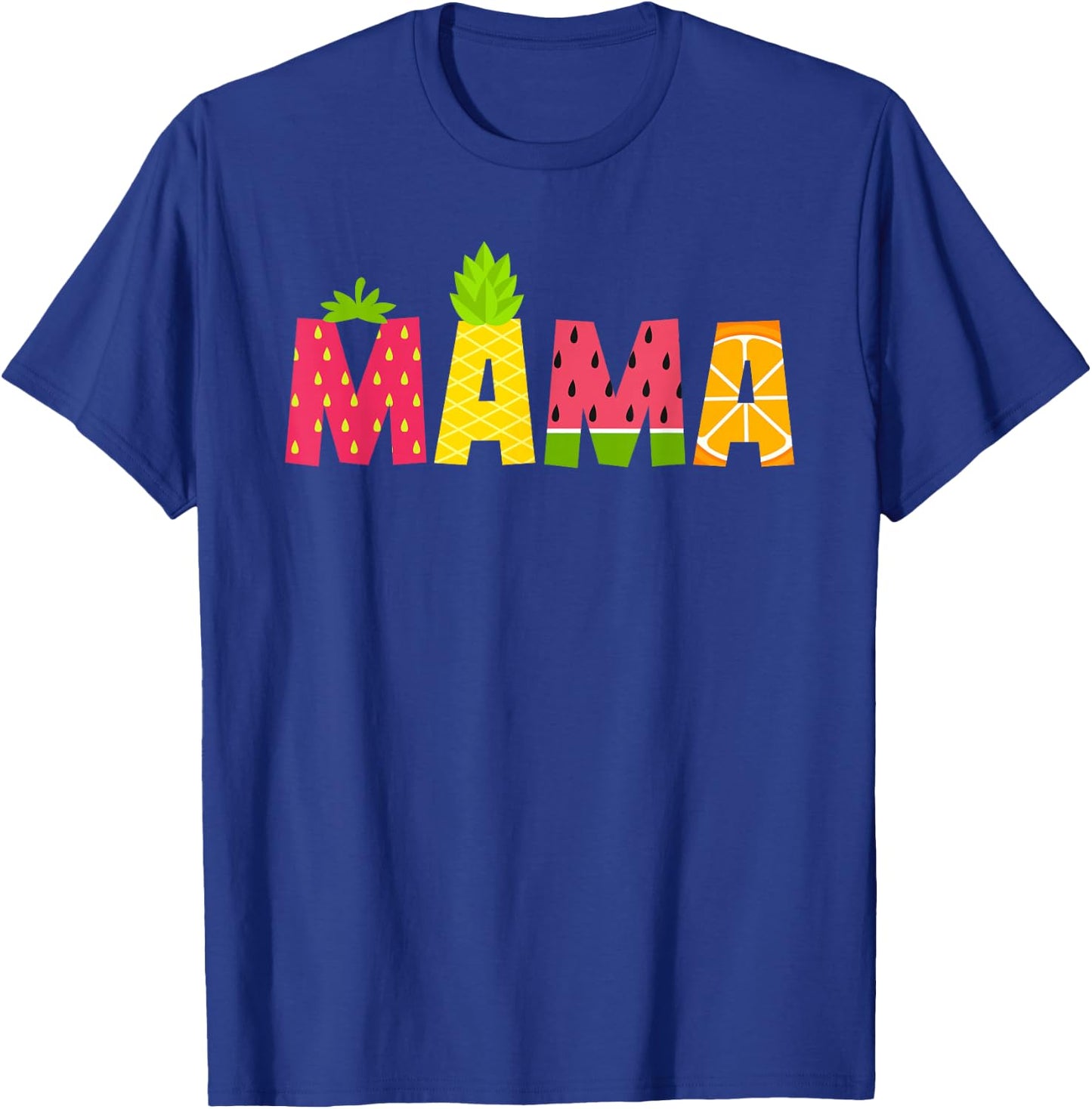 Funny Mama Fruitarian Lover Summer Nana Fruit Slice T-Shirt - T-Shirt | Royal