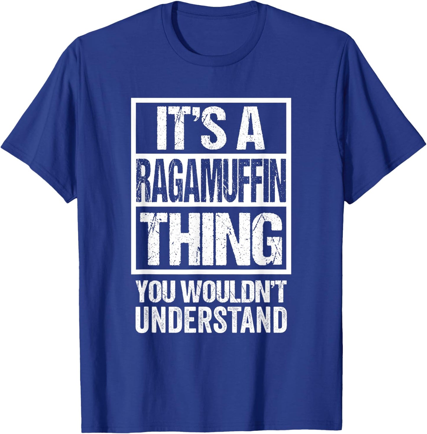 Funny Ragamuffin Breed Breeder Quote Ragamuffin Cat Lover Men Women Girls Kids T-Shirt - T-Shirt | Royal