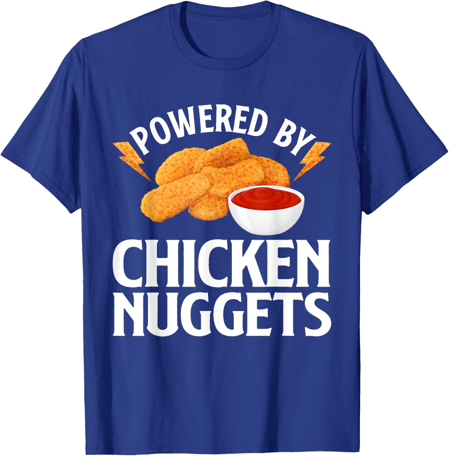 Funny Chicken Nugget Design Women Kids Nuggets Lover T-Shirt - T-Shirt | Royal