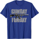 Gunday FUNDAY Funny Shooting Range Day Pro 2A Men T-Shirt - T-Shirt | Royal
