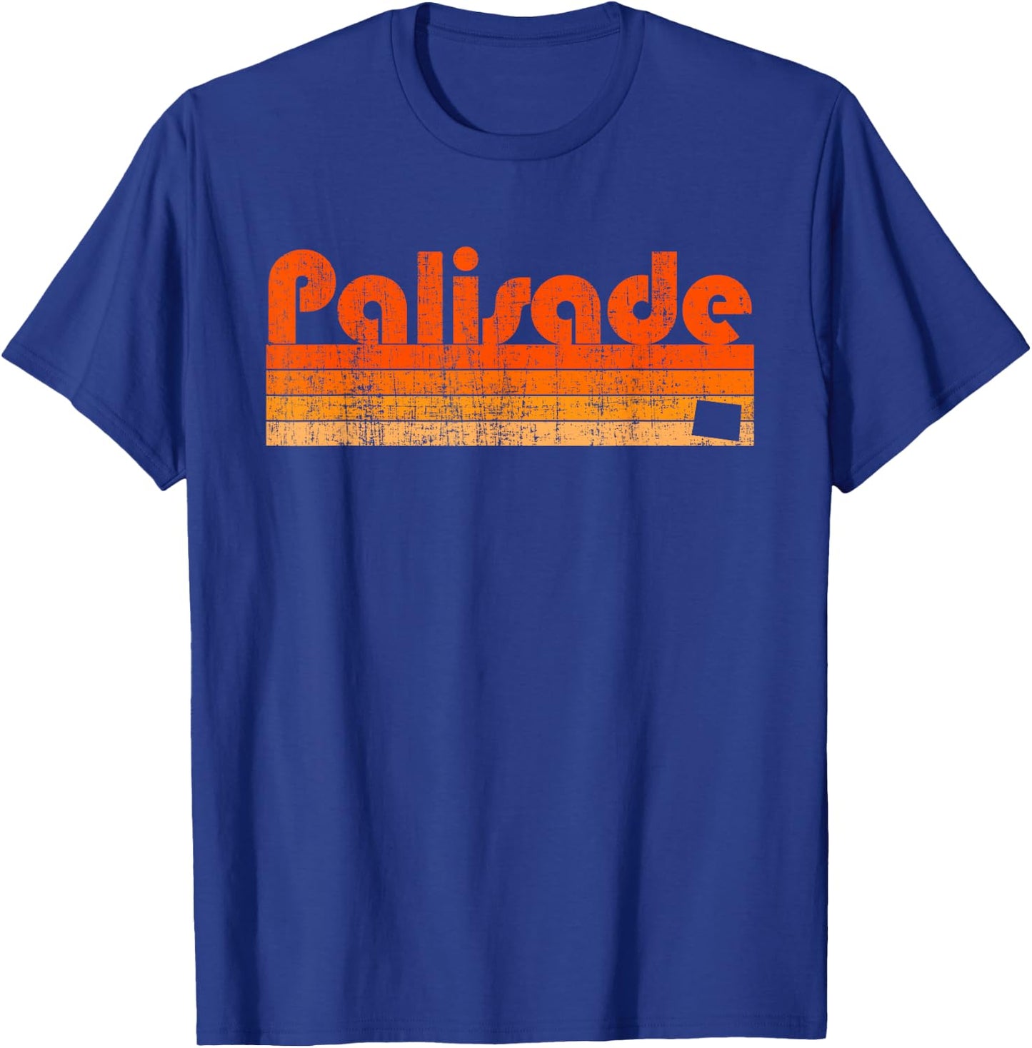 Palisade, Colorado Retro 80s Style T-Shirt - T-Shirt | Royal