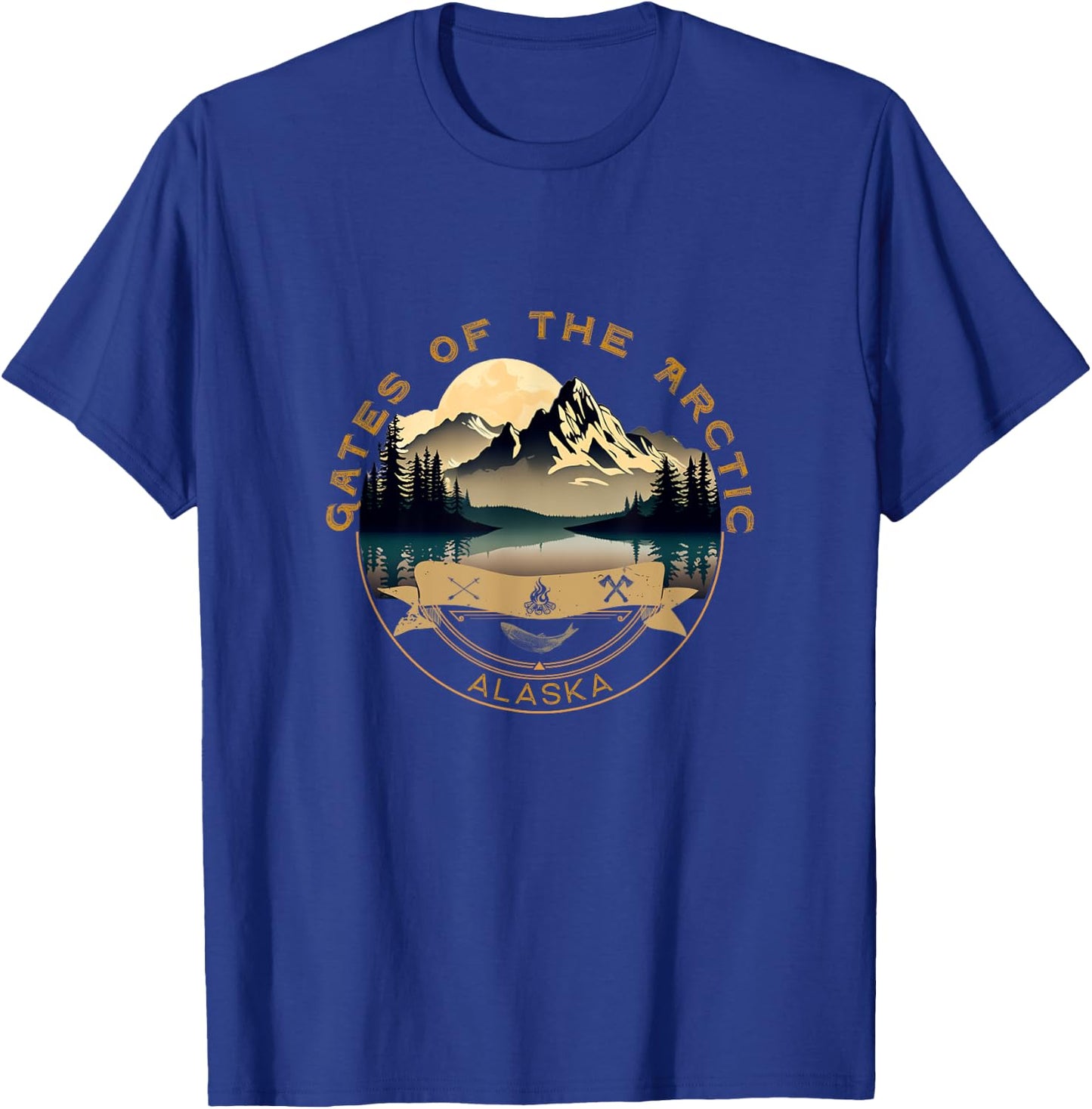 Gates of the Arctic National Park Vacation Apparel -Souvenir T-Shirt - T-Shirt | Royal
