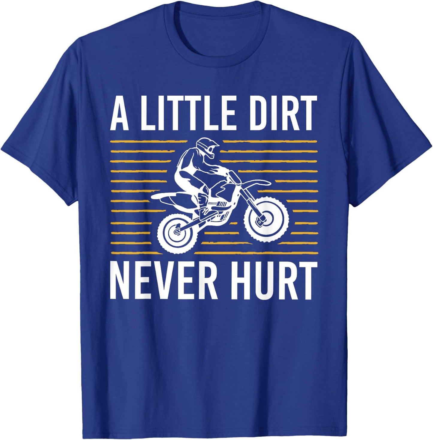 Cool Dirt Bike Art Men Women Dirtbike Motorcycle Bike Racing T-Shirt - T-Shirt | Royal