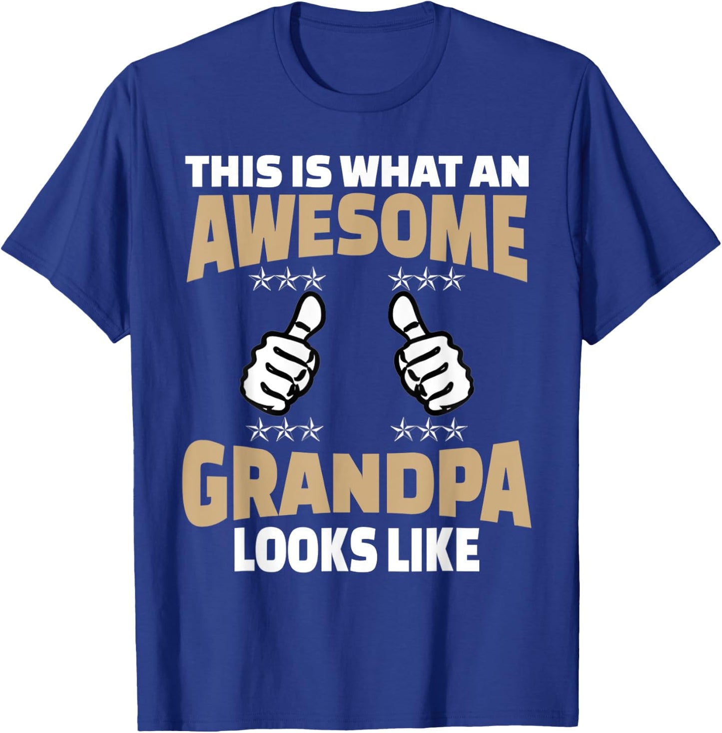 Funny grandpa shirts for the first time grandparents T-Shirt - T-Shirt | Royal