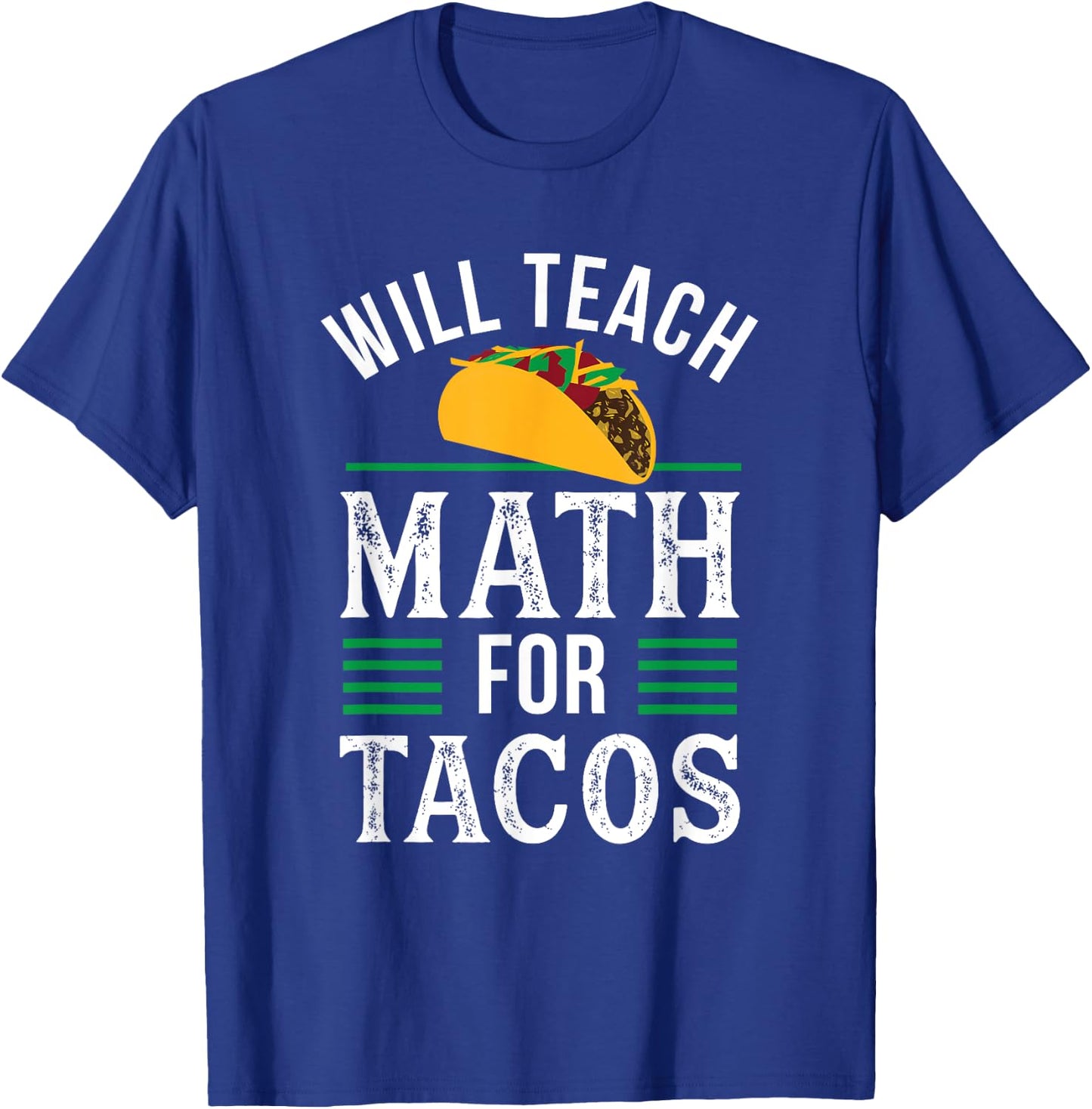 Funny Math Teacher Design Mathematics Teaching Math T-Shirt - T-Shirt | Royal