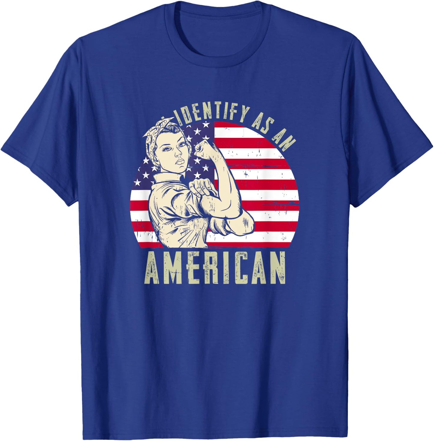 I Identify as an American T-Shirt - T-Shirt | Royal