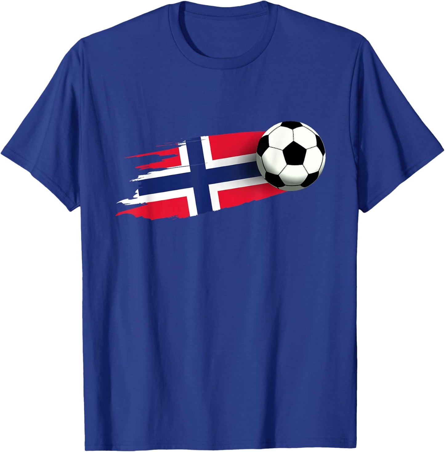 Norway Flag Jersey Norwegian Soccer Team Norwegian T-Shirt - T-Shirt | Royal