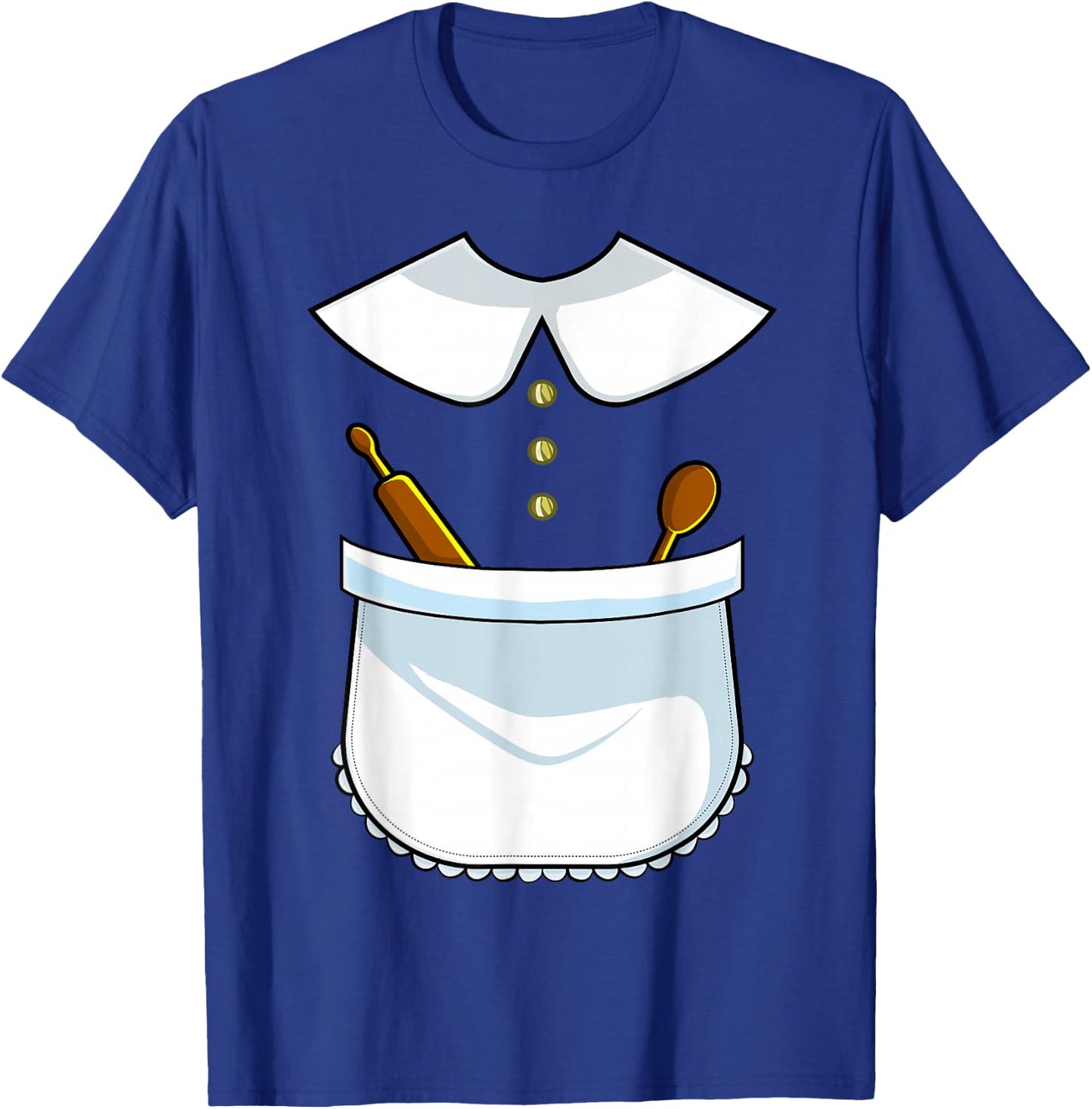 Pilgrim Costume Lady Thanksgiving Turkey Day Women Girls T-Shirt - T-Shirt | Royal