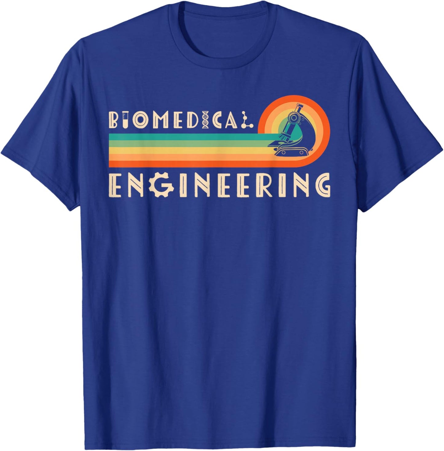 Biomedical Engineering Retro Biomedical Engineer T-Shirt - T-Shirt | Royal