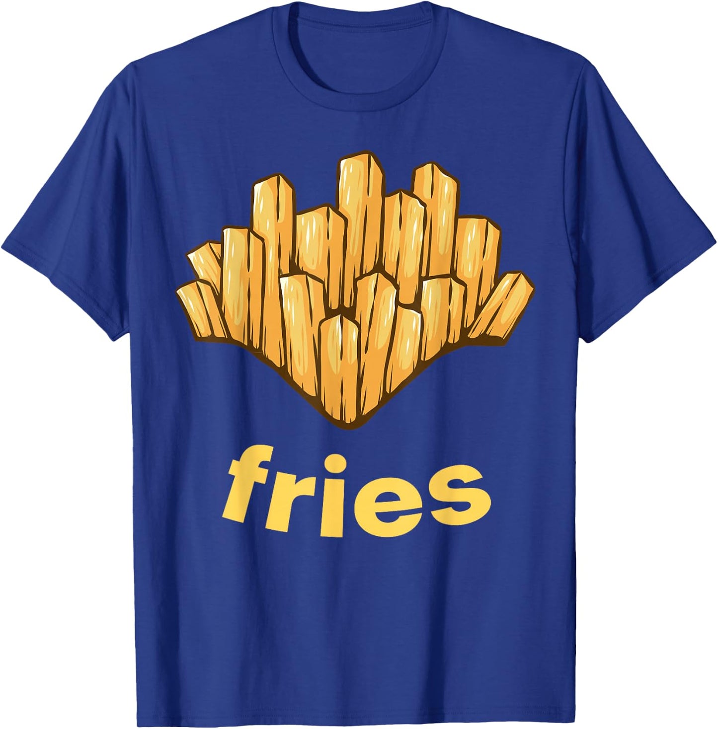 French Fries Costume French Fry Easy DIY Costume French Fry T-Shirt - T-Shirt | Royal