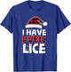 I Have Pubic Lice Funny Joke Apparel -Adults Black Small Butterfly Sleeve Classic Fit T-Shirt - T-Shirt | Royal