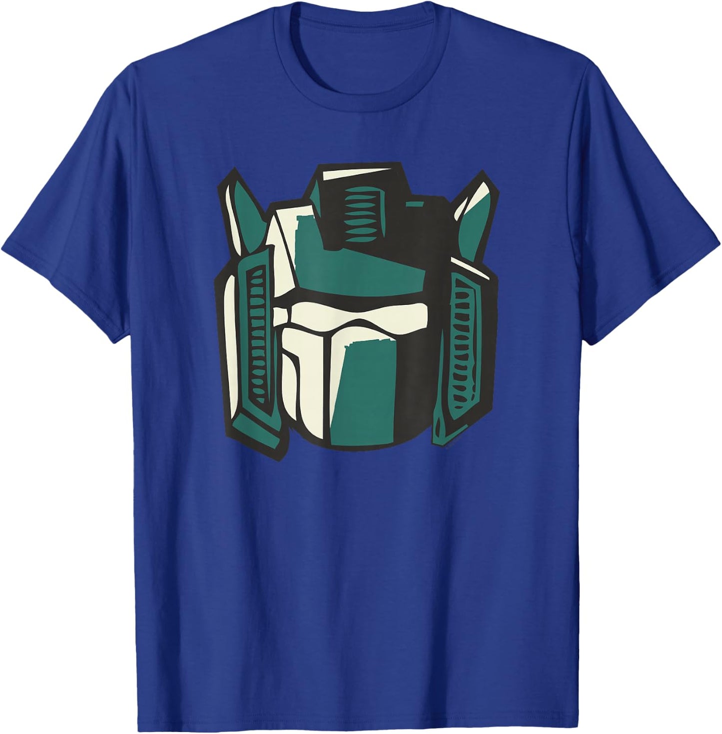 Transformers Grimlock Big Head Japanese Style Logo T-Shirt - T-Shirt | Royal