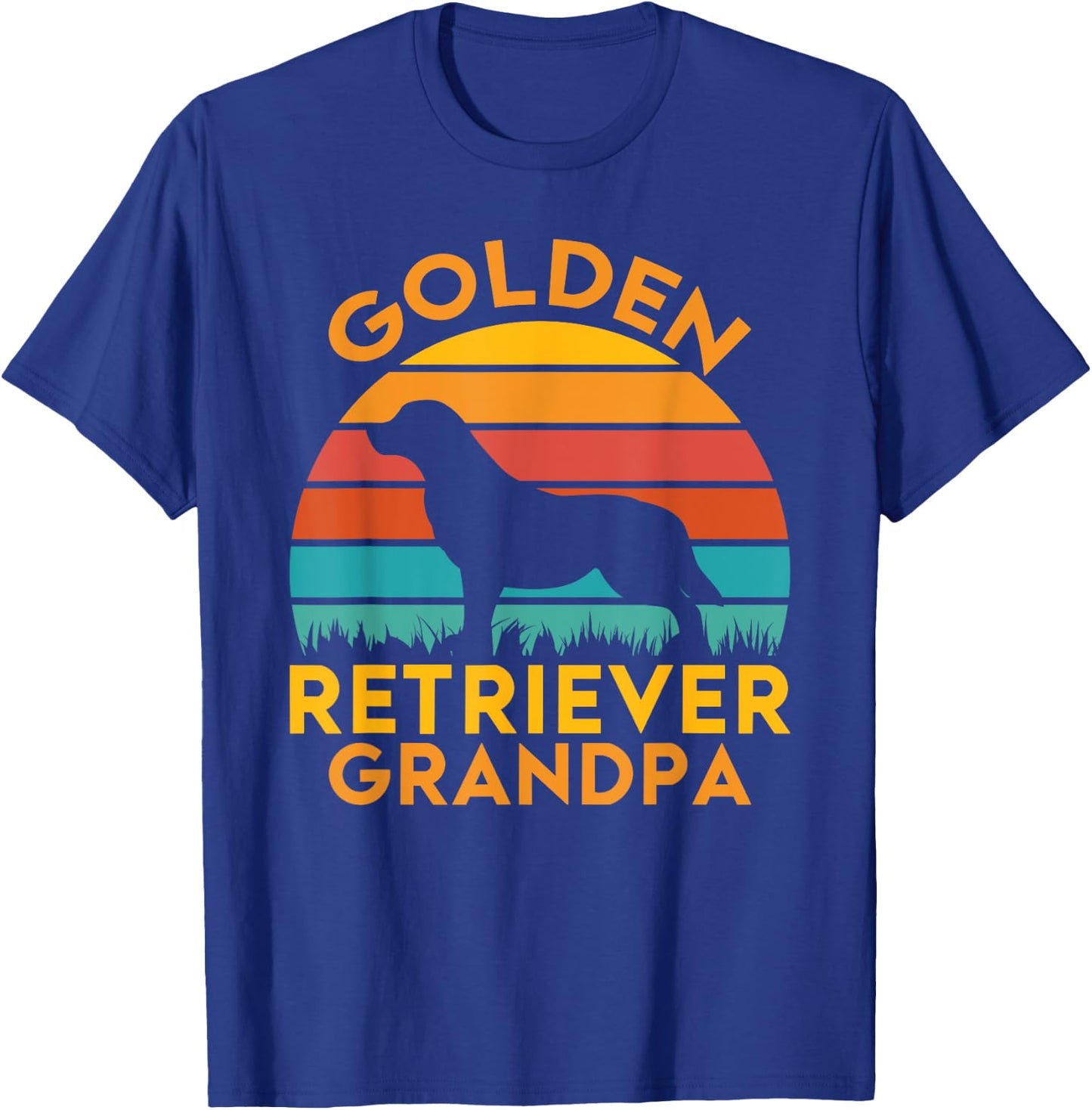 Golden Retriever Grandpa T-Shirt - T-Shirt | Royal