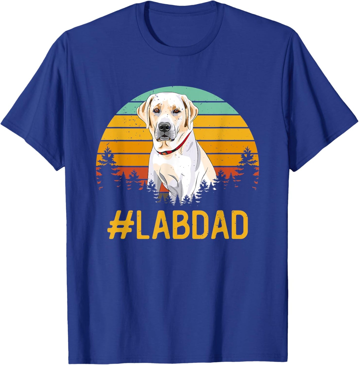 Labdad Dog Lover Fathers Day Labrador Puppy Breeder Dog Dad Women T-Shirt - T-Shirt | Royal