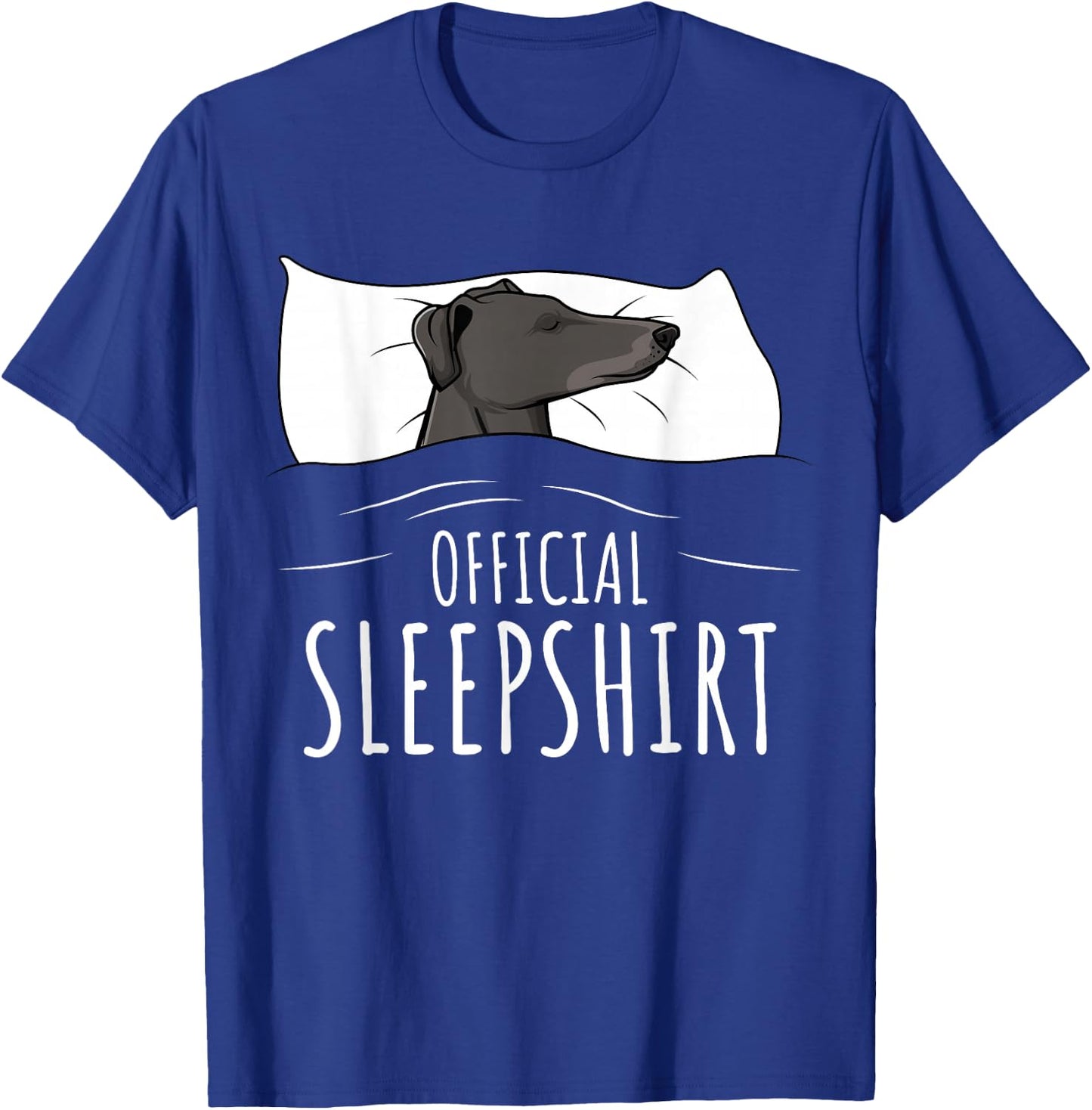 Greyhound Official Sleepshirt T-Shirt - T-Shirt | Royal
