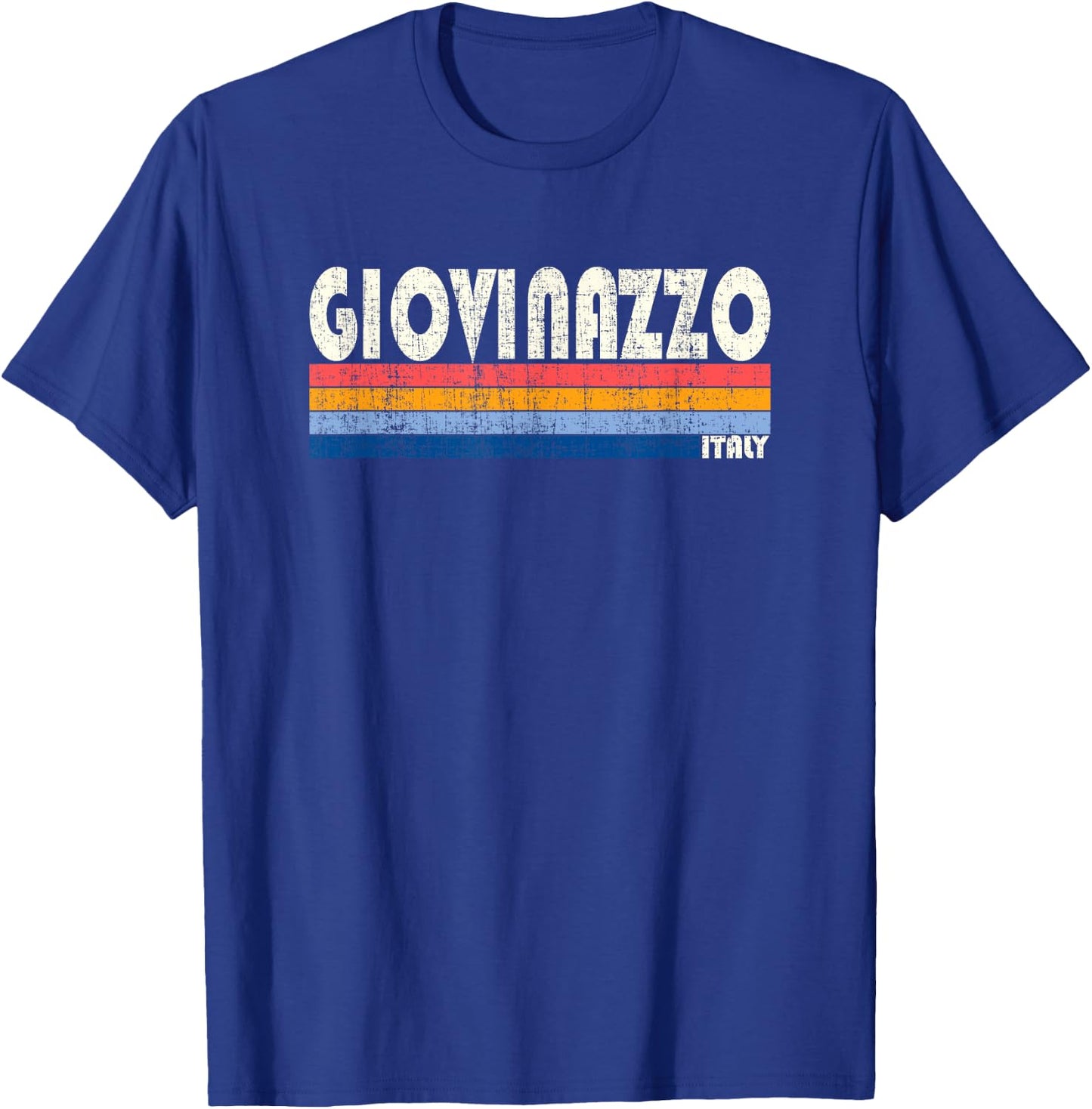 Giovinazzo, Italy Retro 70s 80s Style T-Shirt - T-Shirt | Royal
